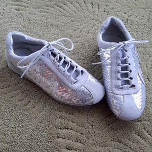 Coach sequin sneakers size 7